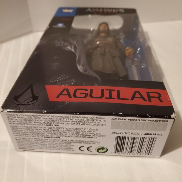 Assassin's Creed Movie AGUILAR 7" Figure McFarlane Color Tops Blue Wave #12-New - Picture 8 of 8